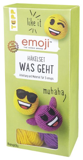 Emoji Häkelset Was geht? von Konrad,  Esther