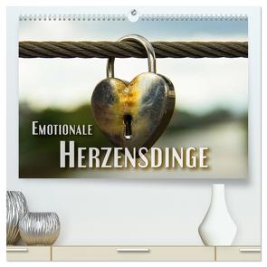 Emotionale Herzensdinge (hochwertiger Premium Wandkalender 2024 DIN A2 quer), Kunstdruck in Hochglanz von Bleicher,  Renate