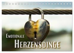 Emotionale Herzensdinge (Tischkalender 2024 DIN A5 quer), CALVENDO Monatskalender von Bleicher,  Renate