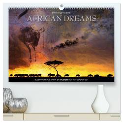 Emotionale Momente: African Dreams (hochwertiger Premium Wandkalender 2024 DIN A2 quer), Kunstdruck in Hochglanz von Gerlach GDT,  Ingo