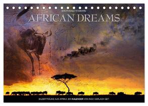 Emotionale Momente: African Dreams (Tischkalender 2024 DIN A5 quer), CALVENDO Monatskalender von Gerlach GDT,  Ingo