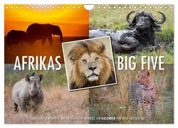 Emotionale Momente: Afrikas Big Five / CH-Version (Wandkalender 2024 DIN A4 quer), CALVENDO Monatskalender von Gerlach GDT,  Ingo