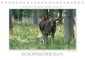 Emotionale Momente: Europäischer Elch. (Tischkalender 2023 DIN A5 quer) von Gerlach GDT,  Ingo