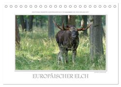 Emotionale Momente: Europäischer Elch. (Tischkalender 2024 DIN A5 quer), CALVENDO Monatskalender von Gerlach GDT,  Ingo