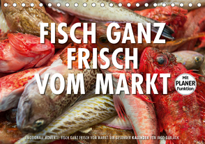 Emotionale Momente: Frischer Fisch vom Markt. (Tischkalender 2021 DIN A5 quer) von Gerlach,  Ingo