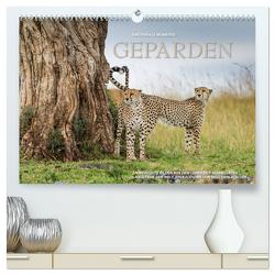 Emotionale Momente: Geparden (hochwertiger Premium Wandkalender 2024 DIN A2 quer), Kunstdruck in Hochglanz von Gerlach GDT,  Ingo