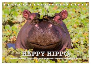 Emotionale Momente. Happy Hippo / CH-Version (Tischkalender 2024 DIN A5 quer), CALVENDO Monatskalender von Gerlach GDT,  Ingo