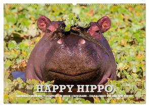 Emotionale Momente. Happy Hippo / CH-Version (Wandkalender 2024 DIN A2 quer), CALVENDO Monatskalender von Gerlach GDT,  Ingo
