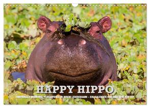 Emotionale Momente. Happy Hippo / CH-Version (Wandkalender 2024 DIN A3 quer), CALVENDO Monatskalender von Gerlach GDT,  Ingo