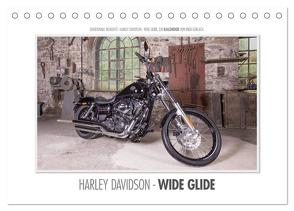 Emotionale Momente: Harley Davidson – Wide Glide / CH-Version (Tischkalender 2024 DIN A5 quer), CALVENDO Monatskalender von Gerlach,  Ingo