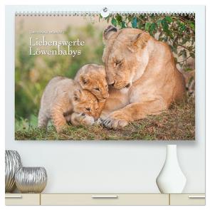 Emotionale Momente: Liebenswerte Löwenbabys (hochwertiger Premium Wandkalender 2024 DIN A2 quer), Kunstdruck in Hochglanz von Gerlach GDT,  Ingo