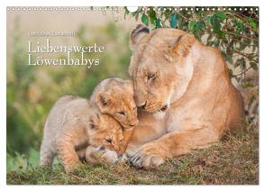 Emotionale Momente: Liebenswerte Löwenbabys (Wandkalender 2024 DIN A3 quer), CALVENDO Monatskalender von Gerlach GDT,  Ingo