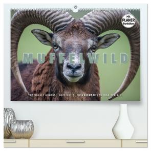 Emotionale Momente: Muffelwild. (hochwertiger Premium Wandkalender 2024 DIN A2 quer), Kunstdruck in Hochglanz von Gerlach,  Ingo