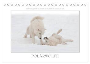 Emotionale Momente: Polarwölfe. / CH-Version (Tischkalender 2024 DIN A5 quer), CALVENDO Monatskalender von Gerlach GDT,  Ingo