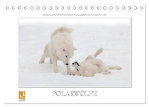 Emotionale Momente: Polarwölfe. (Tischkalender 2024 DIN A5 quer), CALVENDO Monatskalender von Gerlach GDT,  Ingo