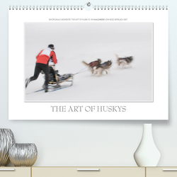 Emotionale Momente: The Art of Huskys. / CH-Version (Premium, hochwertiger DIN A2 Wandkalender 2023, Kunstdruck in Hochglanz) von Gerlach GDT,  Ingo