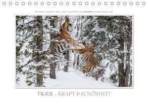 Emotionale Momente: Tiger – Kraft & Schönheit. / CH-Version (Tischkalender 2018 DIN A5 quer) von Gerlach GDT,  Ingo