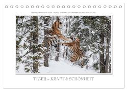 Emotionale Momente: Tiger – Kraft & Schönheit. (Tischkalender 2024 DIN A5 quer), CALVENDO Monatskalender von Gerlach GDT,  Ingo