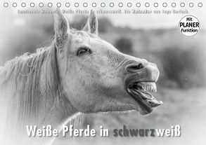 Emotionale Momente: Weiße Pferde in schwarzweiß. (Tischkalender 2019 DIN A5 quer) von Gerlach,  Ingo