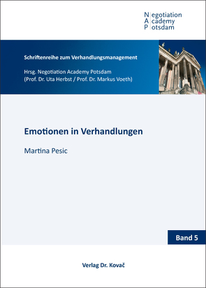 Emotionen in Verhandlungen von Pesic,  Martina