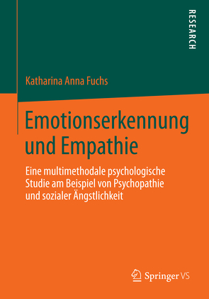Emotionserkennung und Empathie von Fuchs,  Katharina Anna