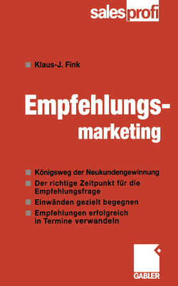 Empfehlungsmarketing von Fink,  Klaus J.