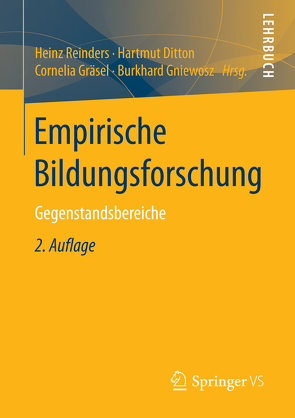 Empirische Bildungsforschung von Ditton,  Hartmut, Gniewosz,  Burkhard, Gräsel,  Cornelia, Reinders,  Heinz