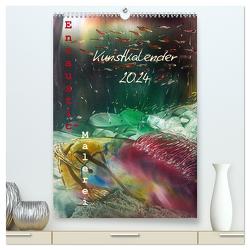 Encaustic-Malerei Kunstkalender 2024 (hochwertiger Premium Wandkalender 2024 DIN A2 hoch), Kunstdruck in Hochglanz von Kröll,  Ulrike