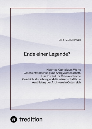 Ende einer Legende? von Zehetbauer,  Ernst