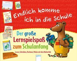 Endlich komme ich in die Schule. Der große Lernspielspaß zum Schulanfang von Barnhusen,  Friederike, Bertrand,  Fréderic, Garanin,  Melanie, Krapp,  Christiane, Rosengarten,  Johannes, Seidemann,  Maria, Woernle,  Hela