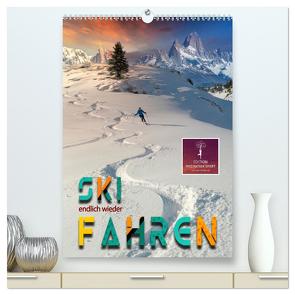Endlich wieder Skifahren (hochwertiger Premium Wandkalender 2024 DIN A2 hoch), Kunstdruck in Hochglanz von Roder,  Peter