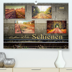 Endlose Weite – Schienen (Premium, hochwertiger DIN A2 Wandkalender 2020, Kunstdruck in Hochglanz) von Roder,  Peter