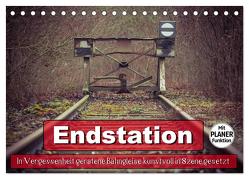Endstation – In Vergessenheit geratene Bahngleise (Tischkalender 2024 DIN A5 quer), CALVENDO Monatskalender von Wenk,  Marcel