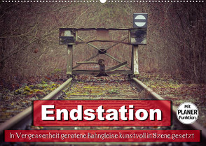 Endstation – In Vergessenheit geratene Bahngleise (Wandkalender 2023 DIN A2 quer) von Wenk,  Marcel