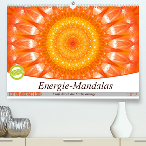 Energie – Mandalas in orange (Premium, hochwertiger DIN A2 Wandkalender 2022, Kunstdruck in Hochglanz) von Bässler,  Christine