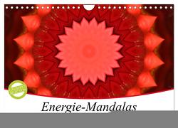 Energie-Mandalas Stärke durch die Farbe Rot (Wandkalender 2024 DIN A4 quer), CALVENDO Monatskalender von Bässler,  Christine