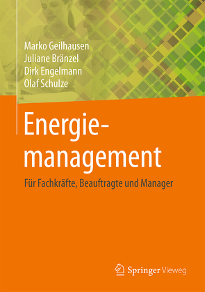 Energiemanagement von Bränzel,  Juliane, Engelmann,  Dirk, Geilhausen,  Marko, Schulze,  Olaf