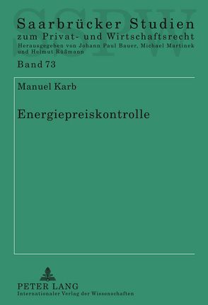 Energiepreiskontrolle von Karb,  Manuel