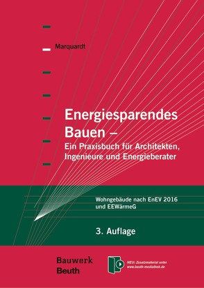 Energiesparendes Bauen von Marquardt,  Helmut