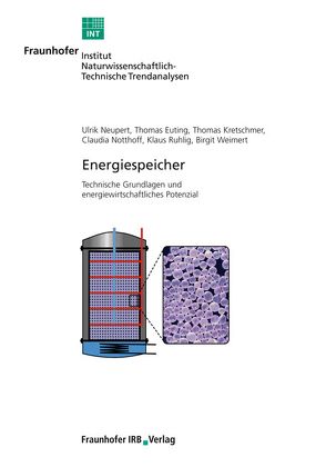 Energiespeicher. von Euting,  Thomas, Kretschmer,  Thomas, Neupert,  Ulrik, Notthoff,  Claudia, Ruhlig,  Klaus, Weimert,  Birgit