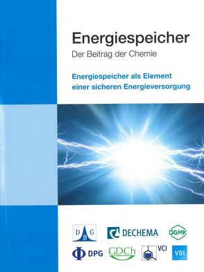 Energiespeicher – Der Beitrag der Chemie von Ausfelder,  Florian, Wagemann,  Kurt