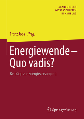 Energiewende – Quo vadis? von Joos,  Franz