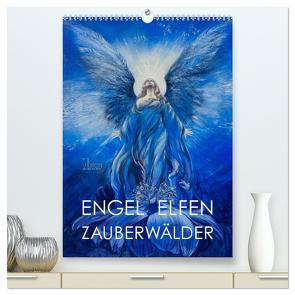 Engel Elfen Zauberwälder (hochwertiger Premium Wandkalender 2024 DIN A2 hoch), Kunstdruck in Hochglanz von Allgaier - www.ullision.com,  Ulrich