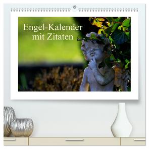Engel-Kalender mit Zitaten / CH-Version (hochwertiger Premium Wandkalender 2024 DIN A2 quer), Kunstdruck in Hochglanz von Riedel,  Tanja