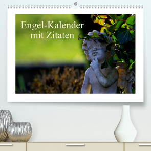 Engel-Kalender mit Zitaten / CH-Version (Premium, hochwertiger DIN A2 Wandkalender 2023, Kunstdruck in Hochglanz) von Riedel,  Tanja