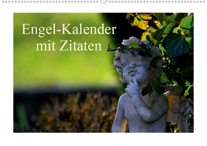 Engel-Kalender mit Zitaten / CH-Version (Wandkalender 2021 DIN A2 quer) von Riedel,  Tanja