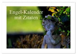 Engel-Kalender mit Zitaten (Wandkalender 2024 DIN A2 quer), CALVENDO Monatskalender von Riedel,  Tanja