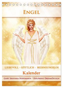 Engel – Kalender (Tischkalender 2024 DIN A5 hoch), CALVENDO Monatskalender von Shayana Hoffmann,  Gaby