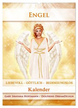 Engel – Kalender (Wandkalender 2024 DIN A2 hoch), CALVENDO Monatskalender von Shayana Hoffmann,  Gaby