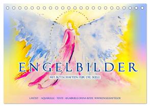 Engelbilder mit Botschaften für die Seele (Tischkalender 2024 DIN A5 quer), CALVENDO Monatskalender von Bode,  Gabriele-Diana